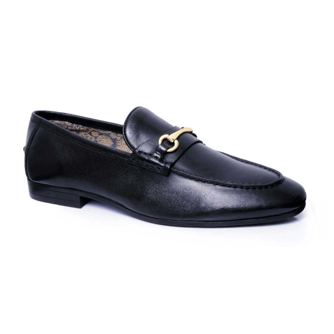 Richmond Smart Formal Leather Loafer - Black