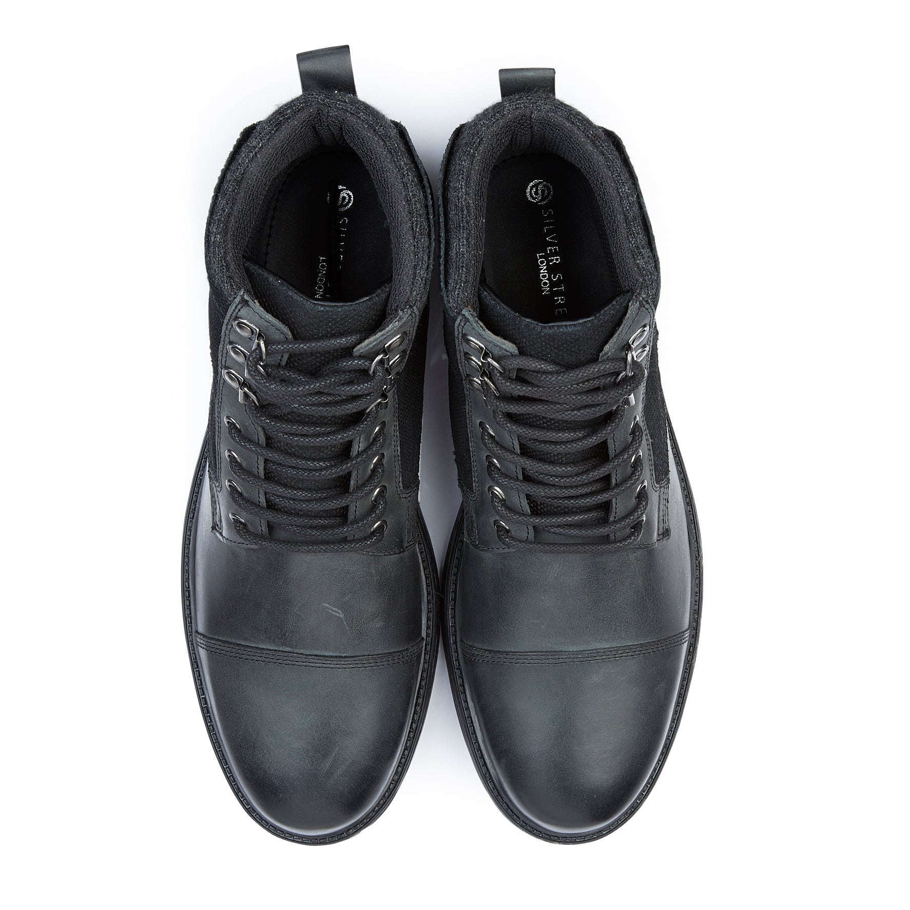 Greyfriars Suede Leather Lace up Boot - Black