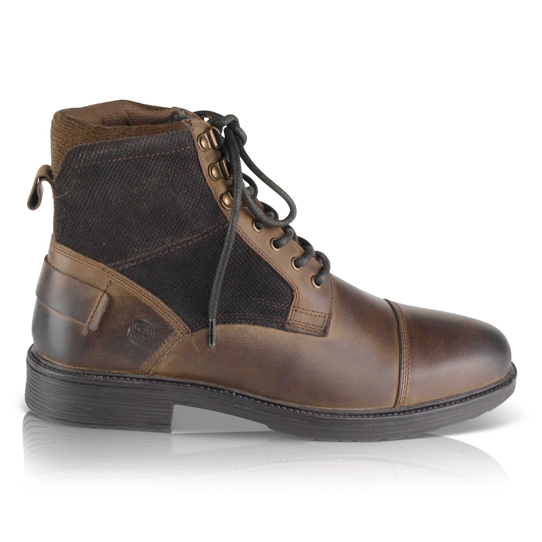 Greyfriars Suede Leather Lace up Boot - Brown