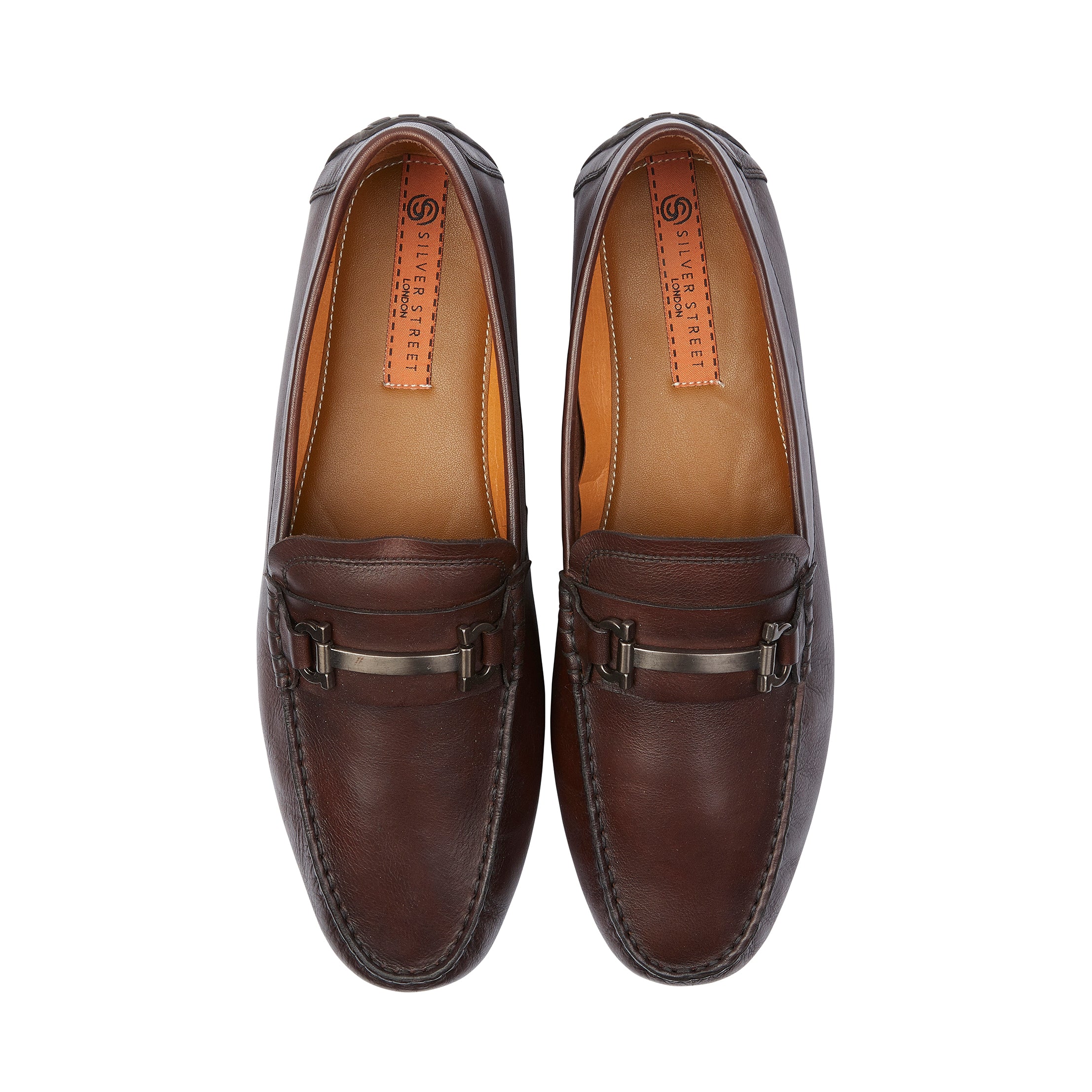 Austin Leather Driving Loafer - Brown