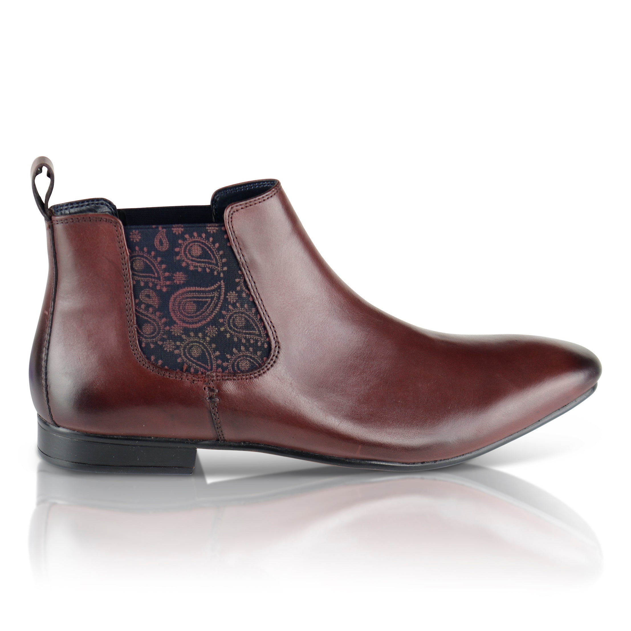 Carnaby Leather Chelsea Boot - Oxblood