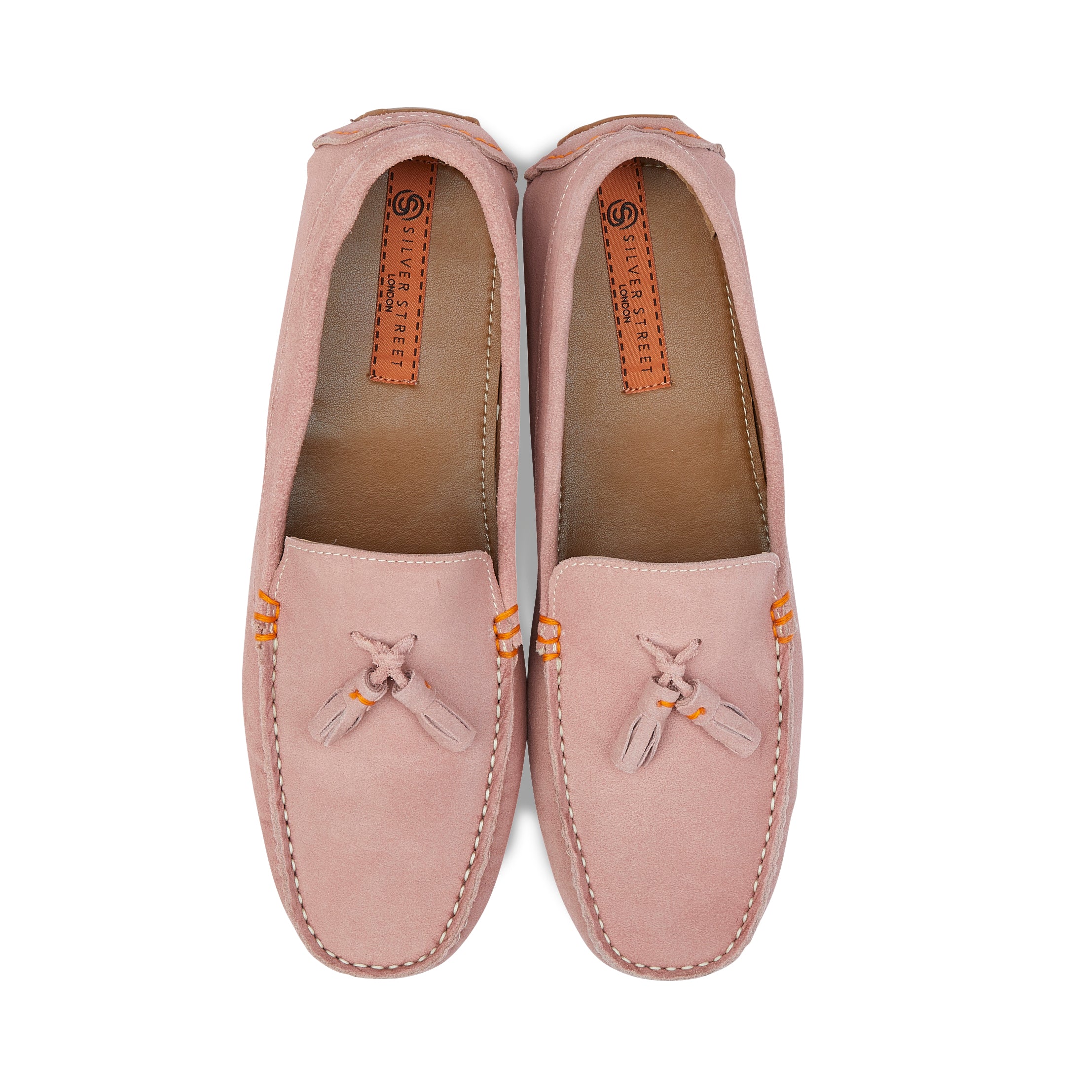 Jackson Suede Leather Driving Loafer - Pink