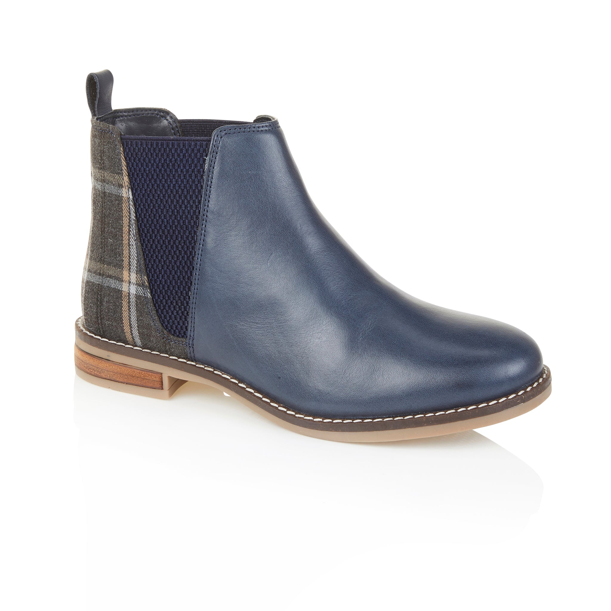 Juliet Leather Chelsea Boot - Blue