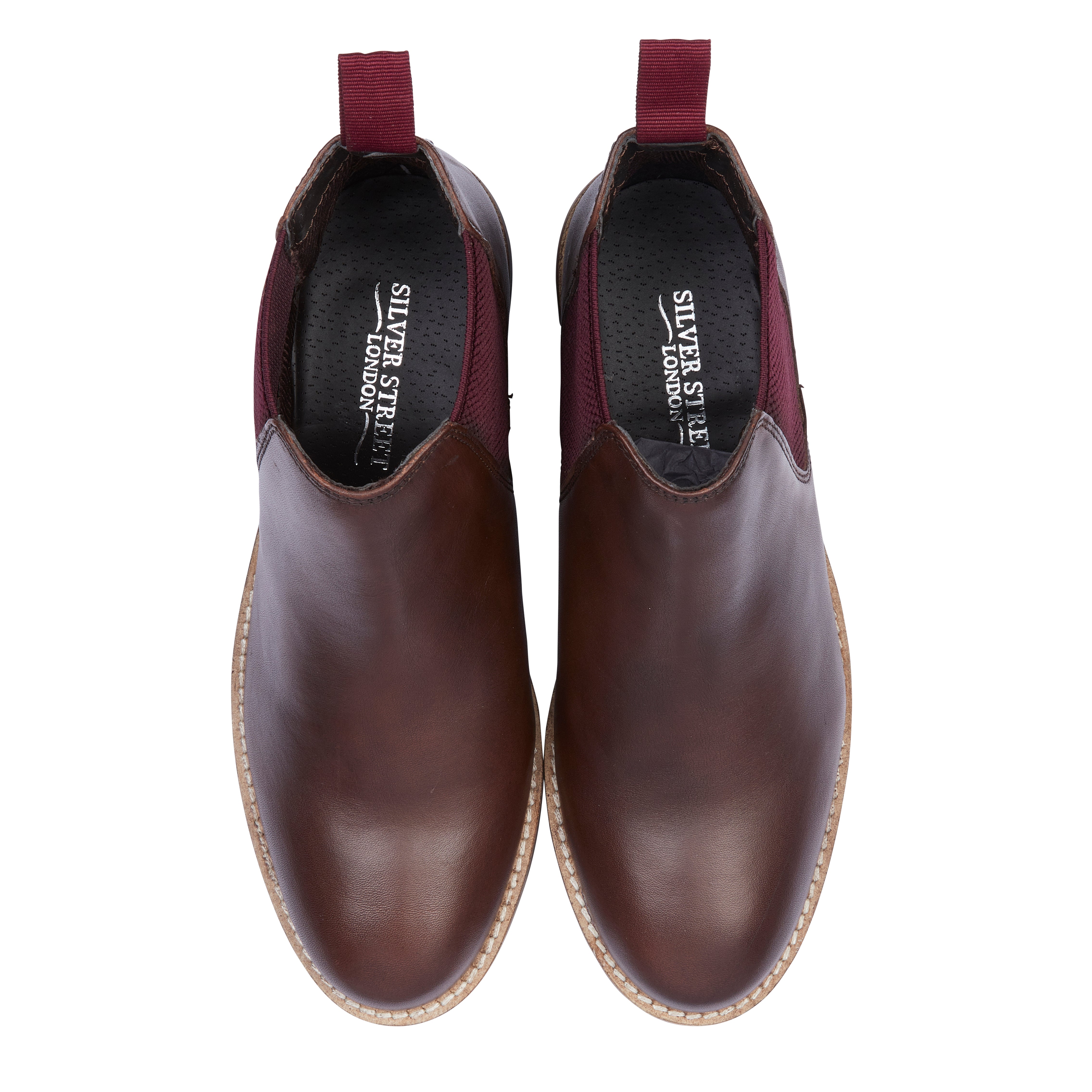 Sadie Leather Chelsea Boot - Brown