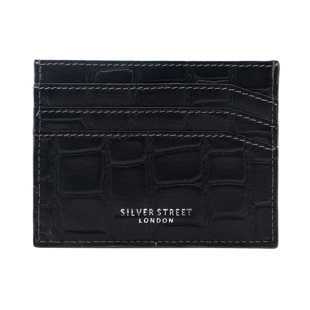 Kenton Leather Cardholer - Black