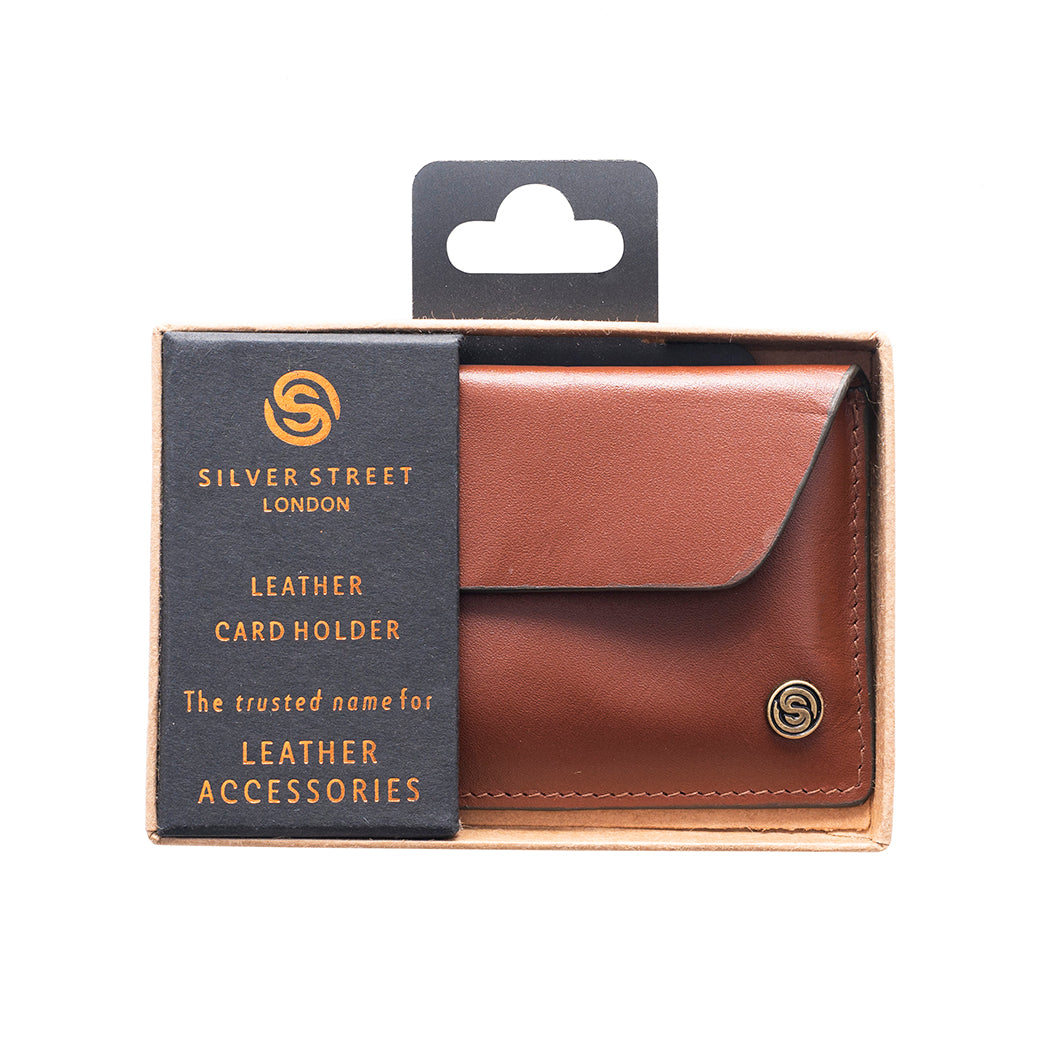 Sovona Leather Coin Purse - Dark Tan