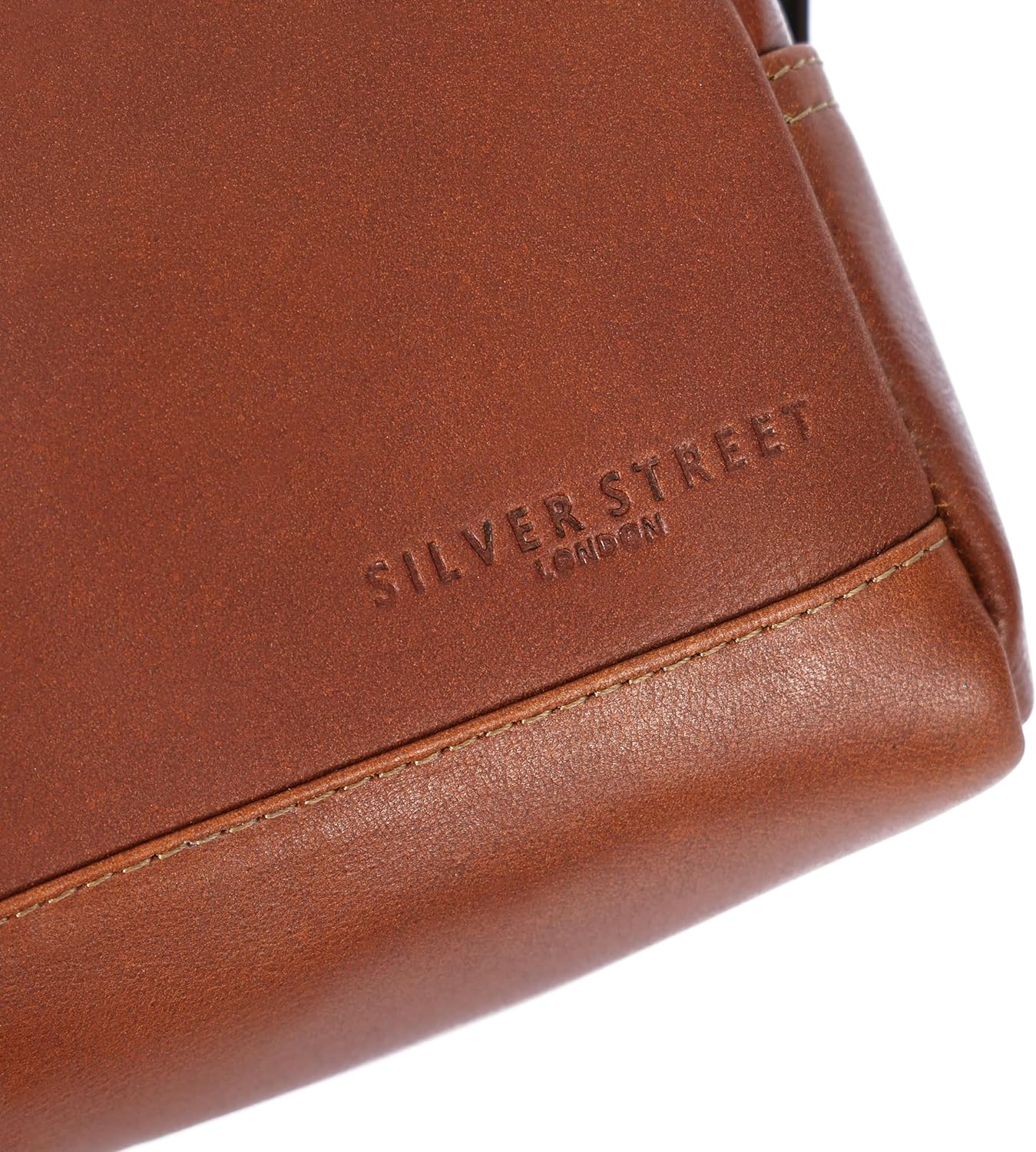 Santiago Leather Washbag  - Tan