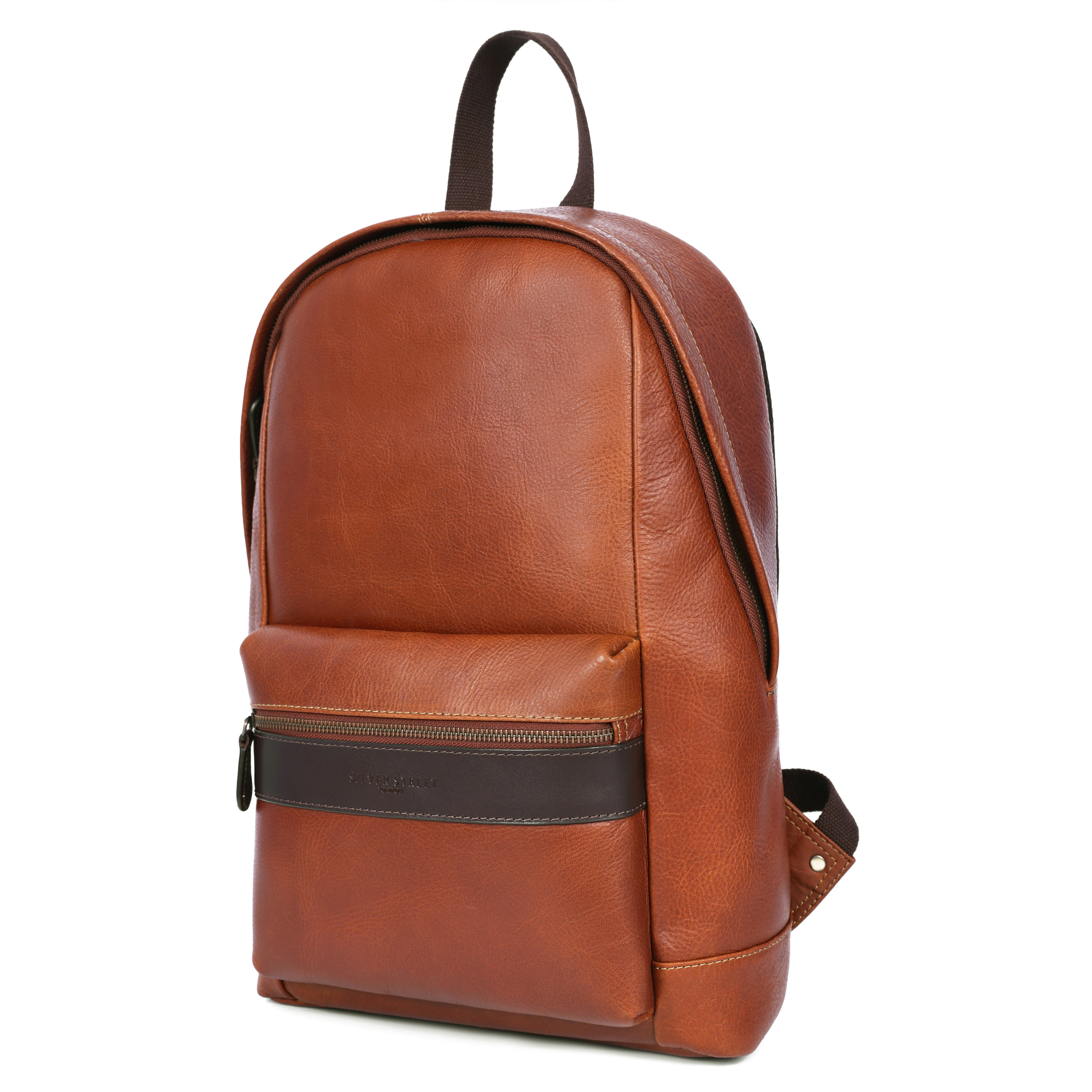 Sergio Leather Backpack - Tan