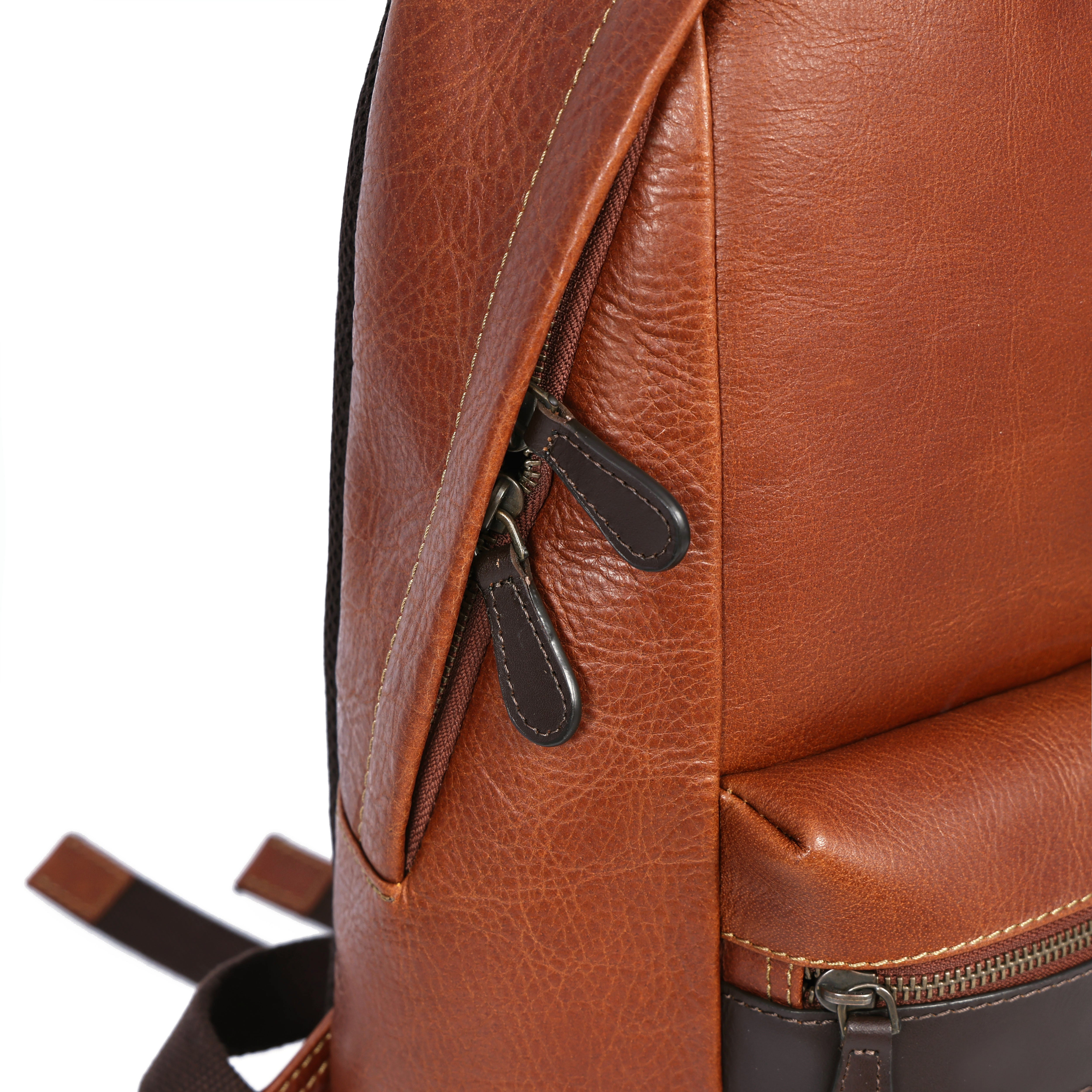 Sergio Leather Backpack - Tan