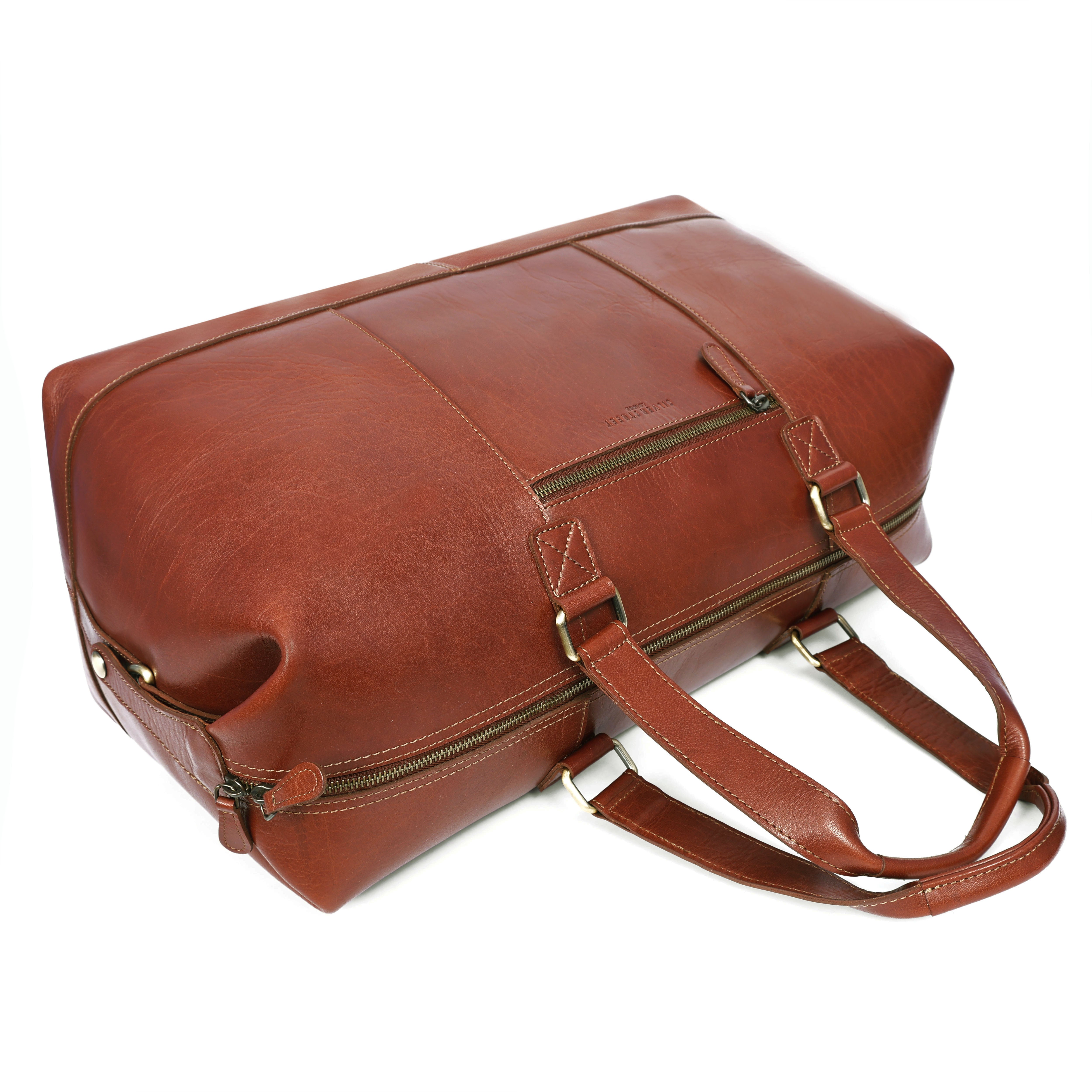 Walter Leather Holdall - Tan