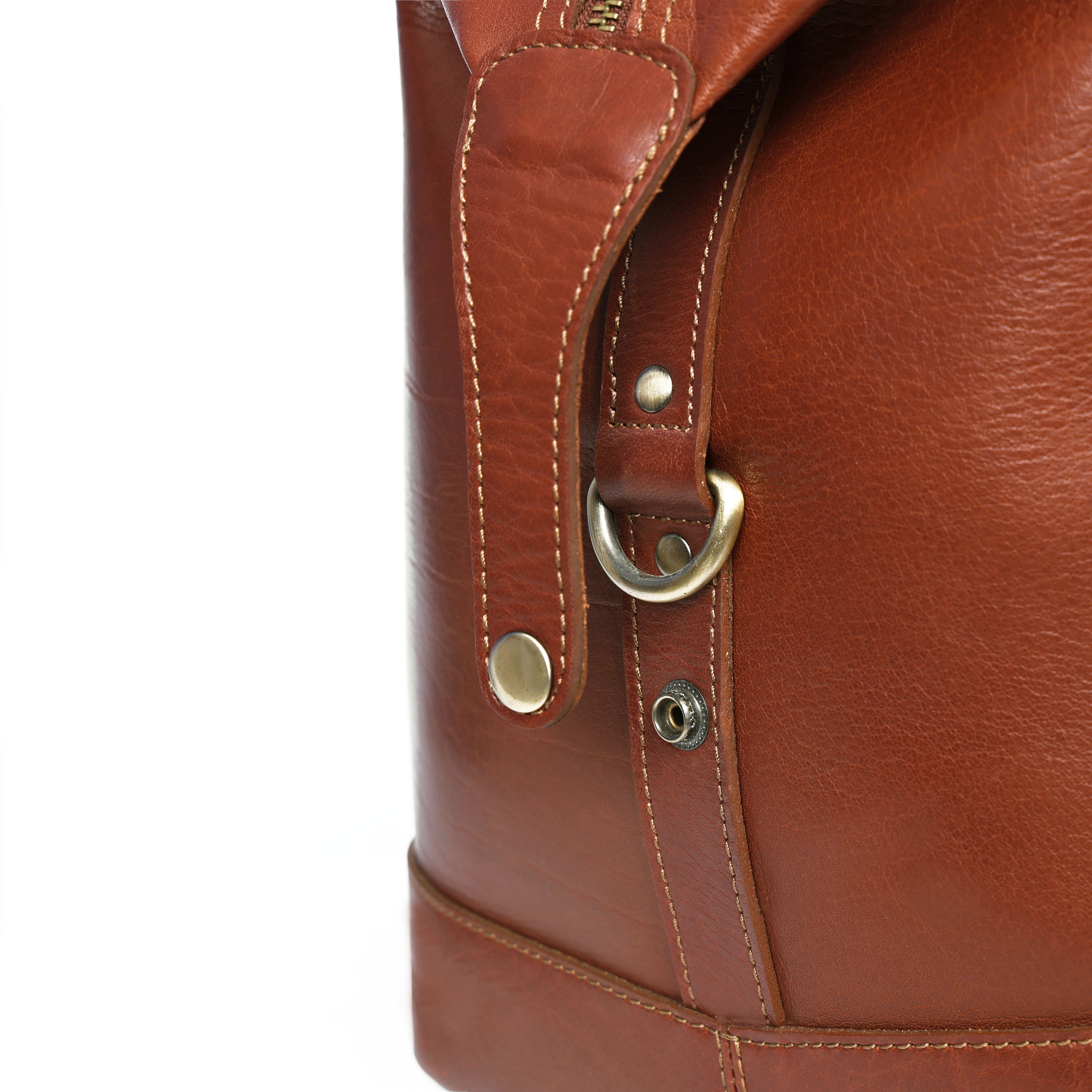 Walter Leather Holdall - Tan