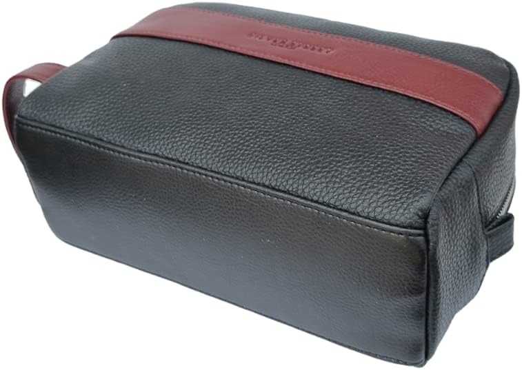 Walter Leather Washbag  - Oxblood