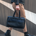 Walter Leather Holdall - Black